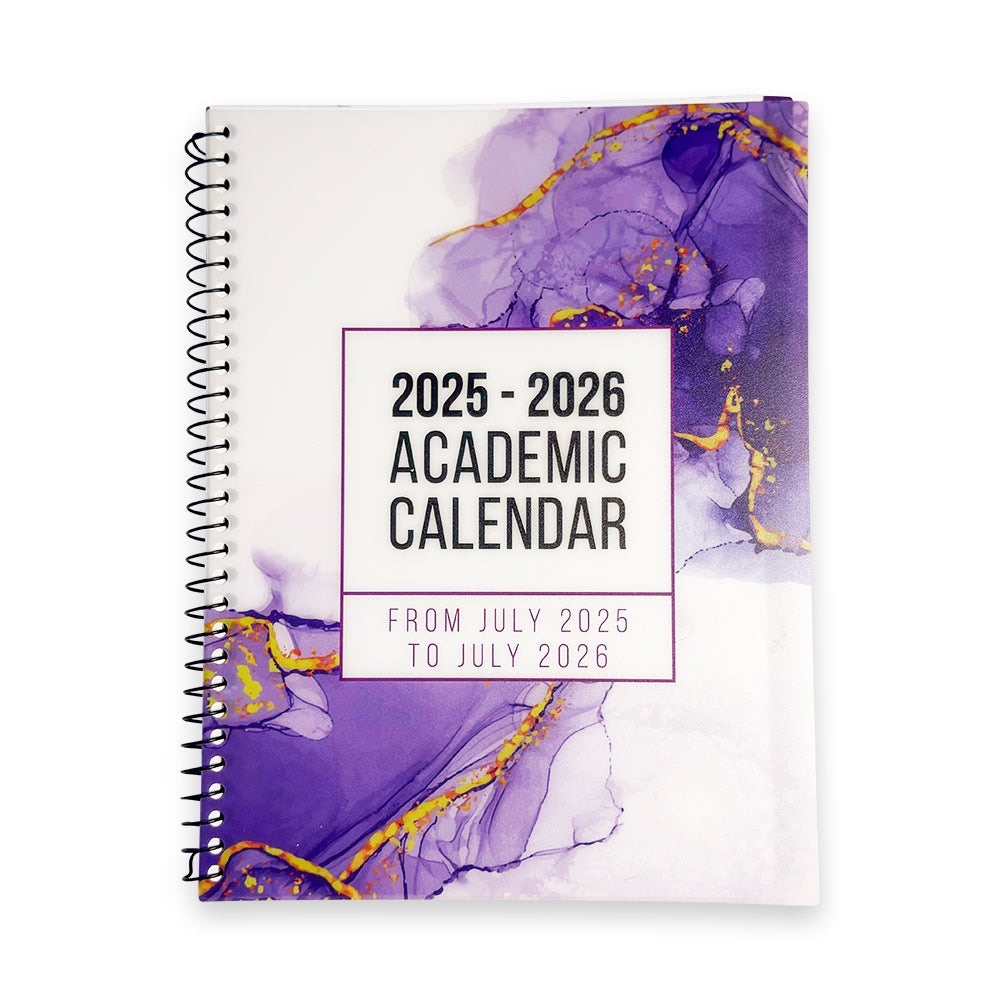 Clearance Sale under $10! 25-26 PURPLE Academic Calendar w/ todo list